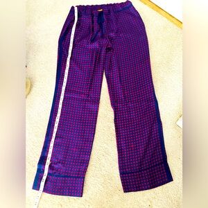 Tory Burch Wide Leg pj bottoms.